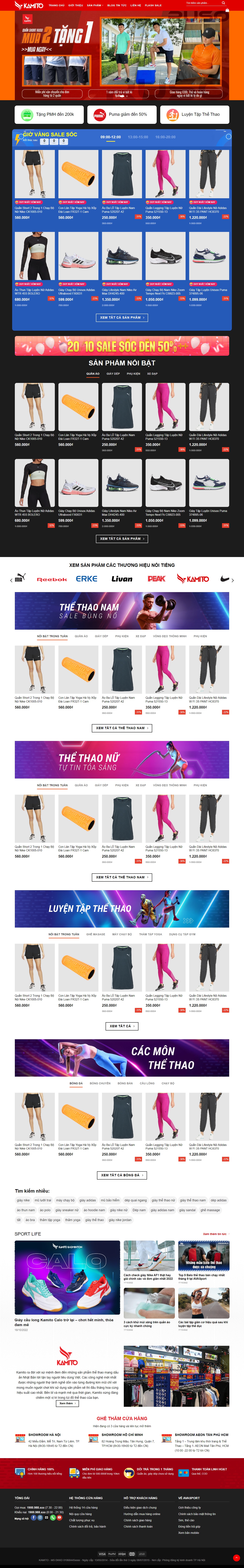 theme wordpress ban giay dep do the thao