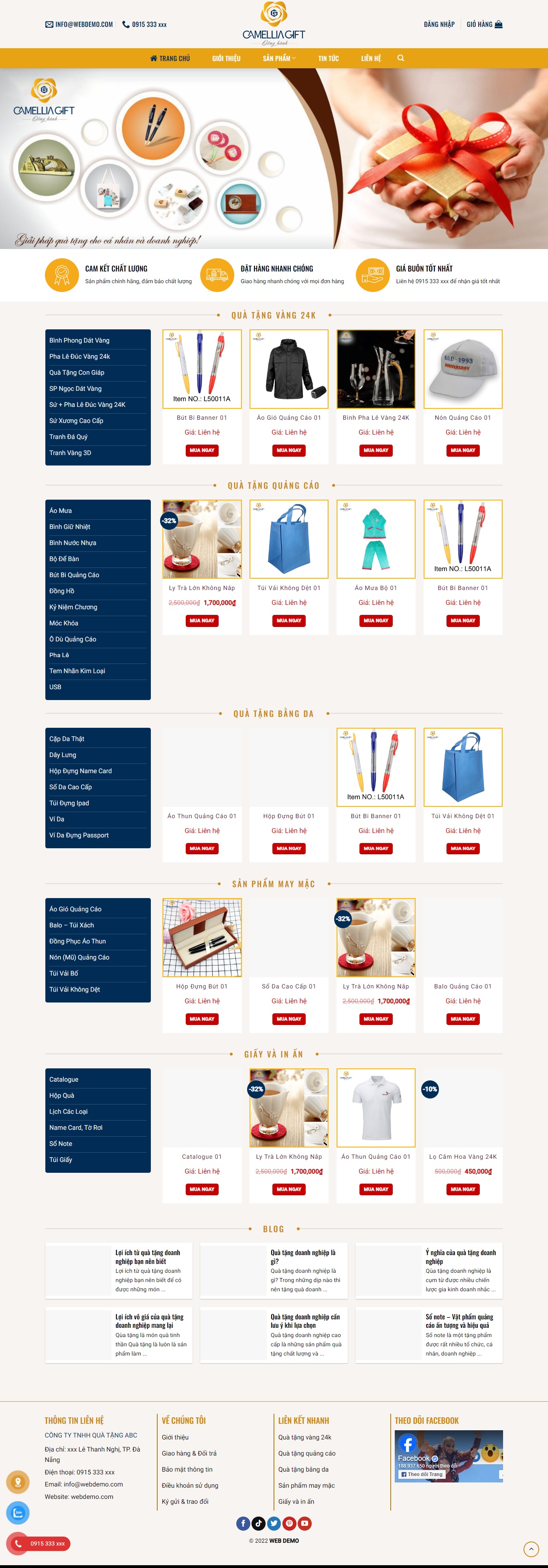 theme wordpress qua tang doanh nghiep