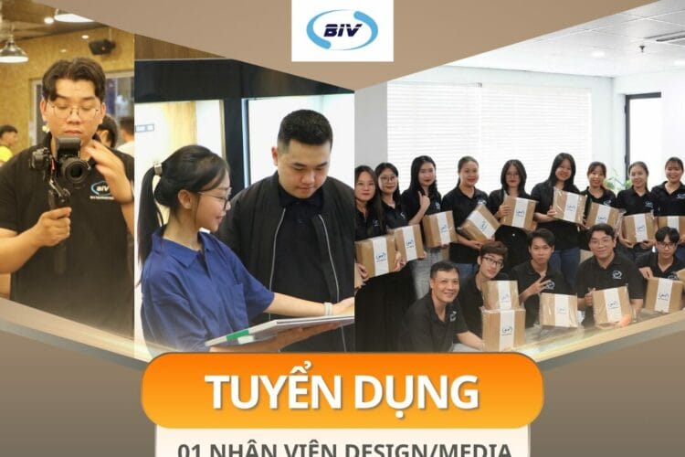 TUYỂN DỤNG: NHÂN VIÊN DESIGN/MEDIA Tuyen dung Design.Media