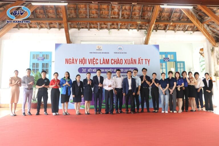 BIV MARKETING ĐỔ BỘ "NGÀY HỘI VIỆC LÀM CHÀO XUÂN ẤT TỴ" TẠI ĐẠI HỌC NHA TRANG