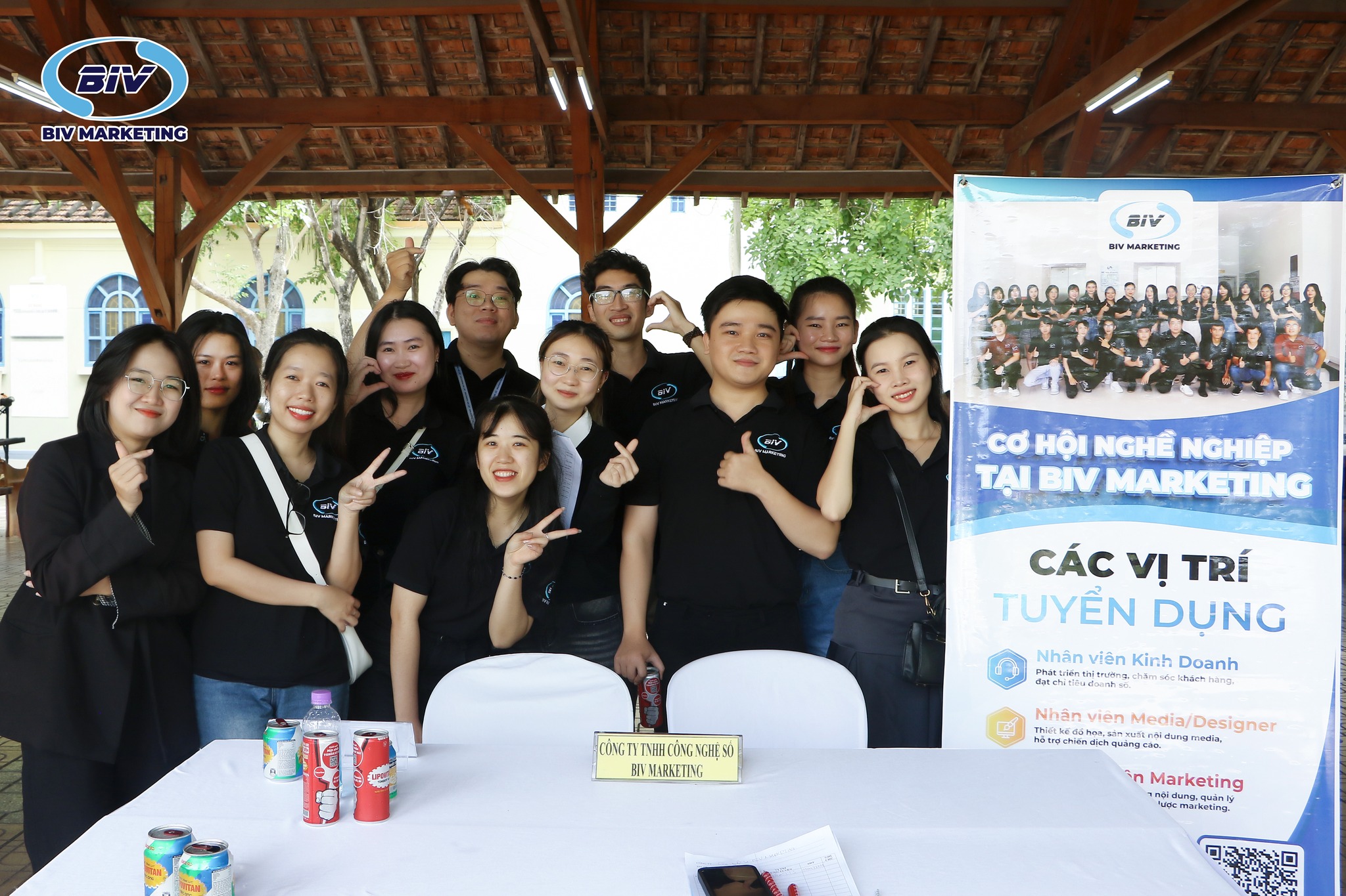 BIV MARKETING ĐỔ BỘ "NGÀY HỘI VIỆC LÀM CHÀO XUÂN ẤT TỴ" TẠI ĐẠI HỌC NHA TRANG biv do bo ngay hoi viec lam tai dai hoc nha trang 2